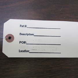 20 - Warehouse ; Inventory Tag Figure 1.