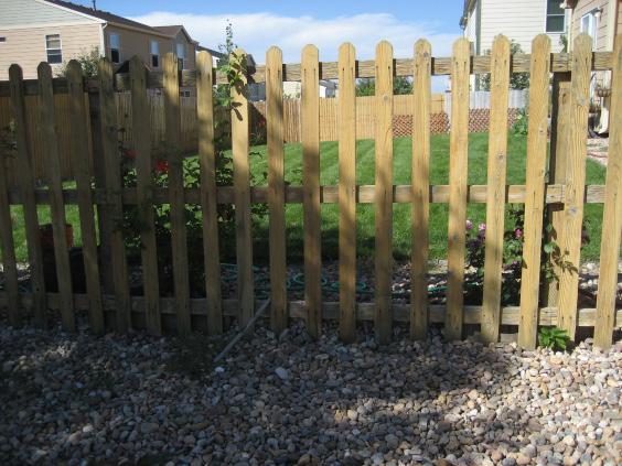 For separated picket fences, the