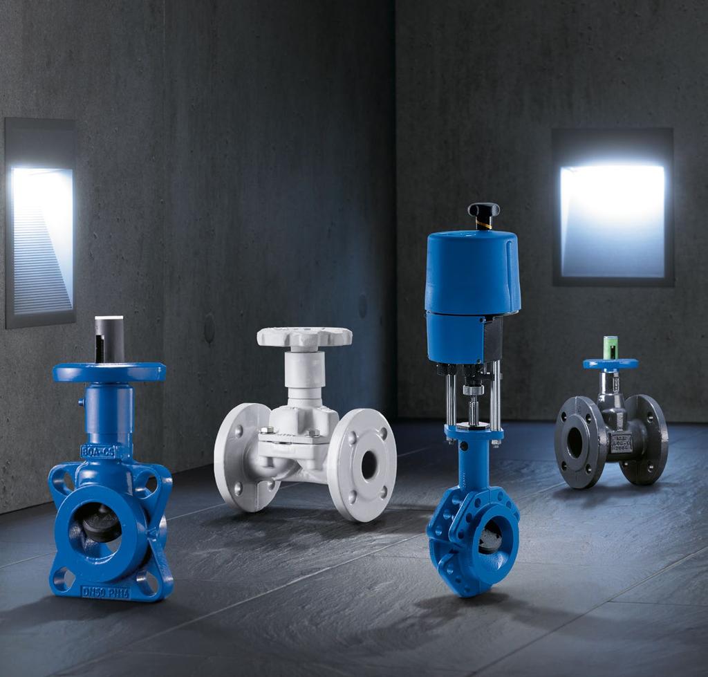 Valves 13 Valves from KSB High-quality pumps already operate reliably and efficiently alone. But they work even better in an optimally matched system.