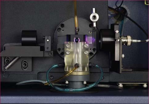 Fluidics Flow Cell Fluidics Flow Cell (BD FACSCanto II) Laser excitation and collection optics