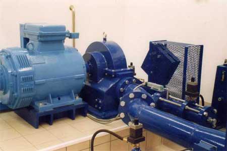 Energy and Sustainability 41 Figure 5: Pelton turbine installed on aqueduct with by-pass (tamanini).