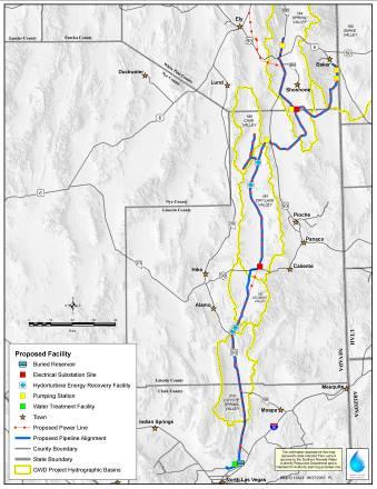 SNWA Response Clark, Lincoln, and White Pine Counties Groundwater Development Project Preliminary Schedule 1990 - current Research & studies 2004-2009 Environmental process 2006-2012 Geotechnical