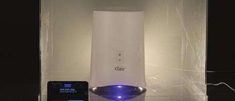 5 Toluene Benzene Formaldehyde The clair air purifier operates based on the principle of attracting polarized contaminants in the air to the filter with a