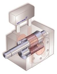 Standard Version of the Kreyenborg Gear Pump Kreyenborg is able to install gear pumps - including or excluding screen changer - in existing lines.