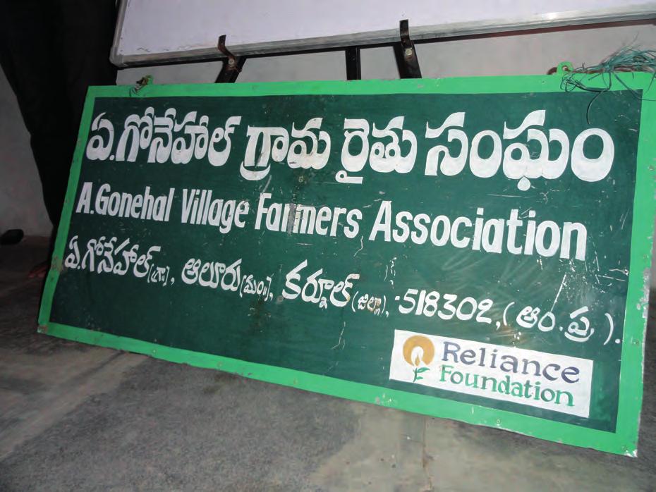 Case study 9 Pulses & Millets FPO (Kurnool district) Since the year 2013, the Reliance Foundation is working in this mandal, and improving livelihood of the rural population by intervention in the