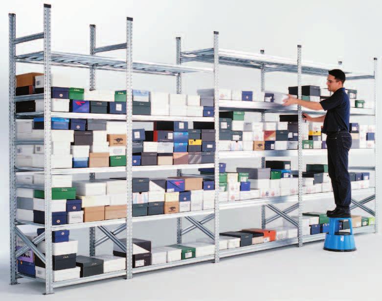 Supershelf - Shoebox Storage...Supershelf Shoebox Storage Ideal for stockrooms and back of store These shelving bays are widely used in retail for storage of varying sizes of shoe boxes.
