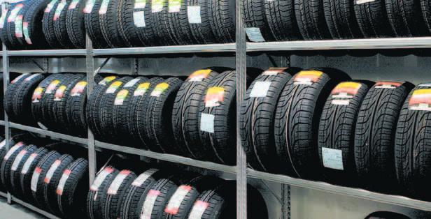 3, 4 and 5 tyre storage level options as standard Bay dims.