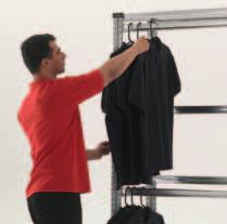 Supershelf - Garment Hanging Racks Supershelf Garment Hanging Bays - Single SIDED Single Sided Garment Hanging Rack with 400mm deep framework Single sided racks allow for picking and placing from one
