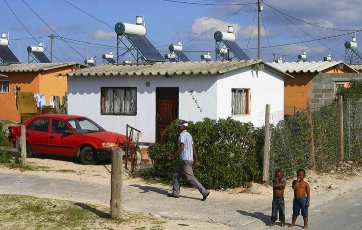 3. Mitigation in Urban Areas - Energy (continued) Cape Town, South Africa Kuyasa Clean Develop-ment Mechanism Pilot Project retrofitted 2,309 low-cost homes with solar water