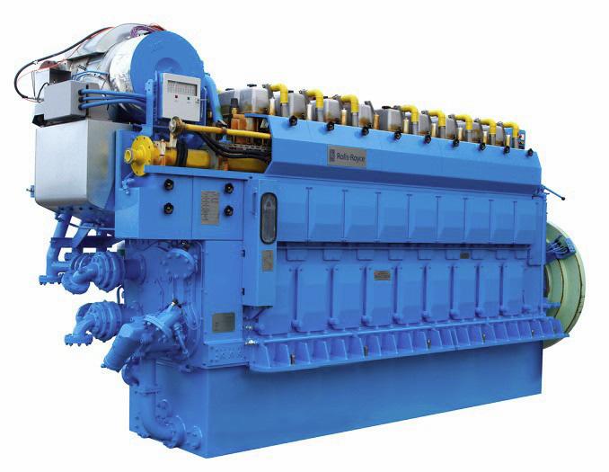 Example 2 Spark Ignited Lean Burn gas engine characteristics Rolls-Royce C26:33L9 Single fuel, low pressure gas supply (4-5 bar) High energy efficiency, at high load higher than the diesel