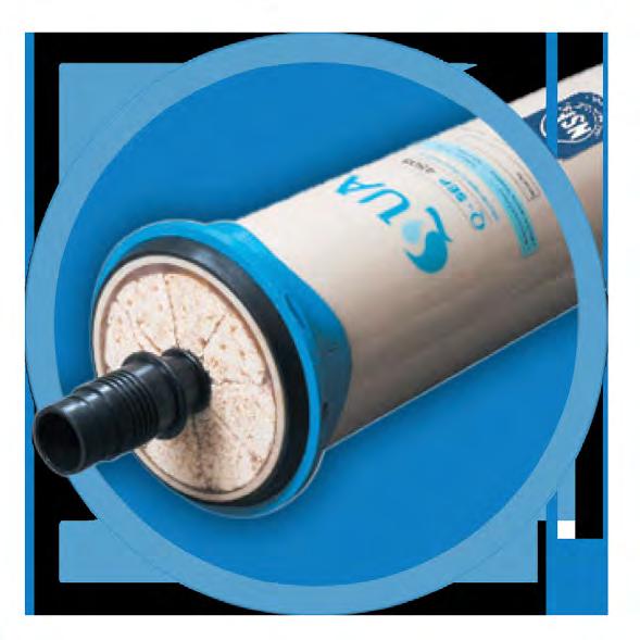 LONGER LIFE LOW PRESSURE MEMBRANES Efficient and reliable water treatment solutions require filtration products that can produce consistent water quality over a range of variable feed water