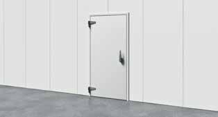 The galvanized and painted sheet steel or stainless steel surface finish of our hinged doors satisfy rigorous hygienic standards.
