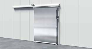Constructed free of thermal bridges, with outstanding PUR insulation and high seal-tightness, ROMA sliding doors can be used in freezer lockers at temperatures down 28 C.