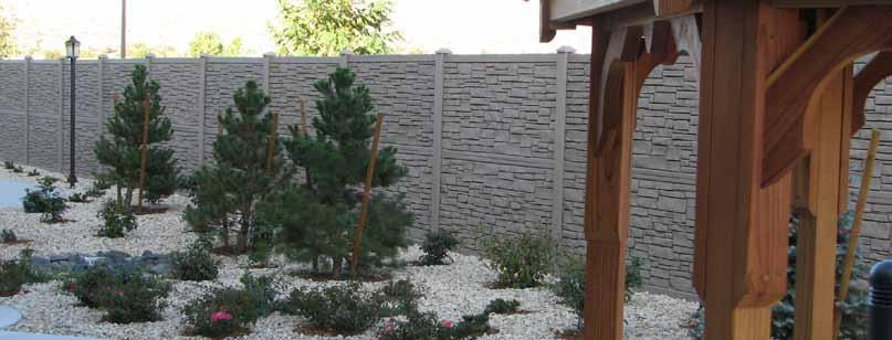 ECOSTONE PANELS POSTS DESIGNER GRANITE COLORS Panels come in 3 H x 6 W, 6 H x 6 W, and 4 H