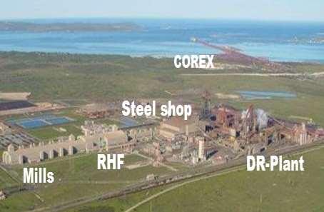 Case Study Steel Mill Arcelormittal Saldanha Works South Africa COREX Electricity demand : 160 MW Steel shop Manpower: 548 permanent employees Sales output: 1.