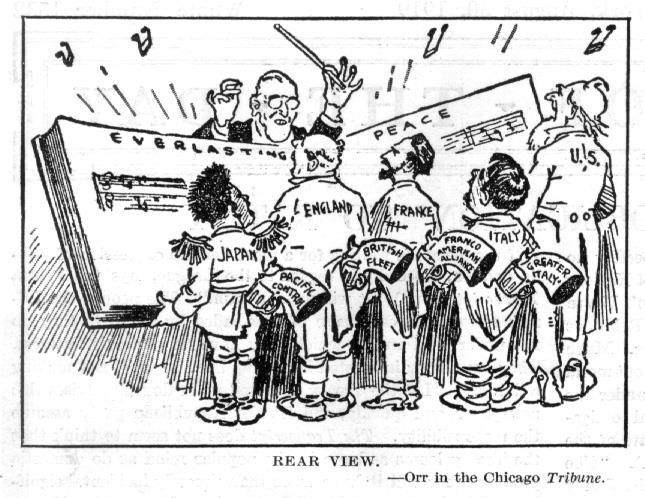 Wilson #3: This cartoon is drawn following Wilson s 14 Points speech proposing ideas he believed would
