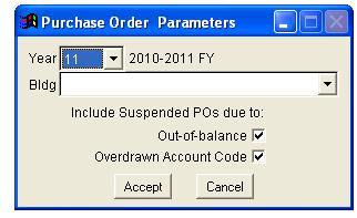 When you select Run Now the following report will display: Incomplete POs The INCOMPLETE POs menu item allows you to update the Entry Complete checkbox option (available on the PO ENTRY/SHIPPING AND
