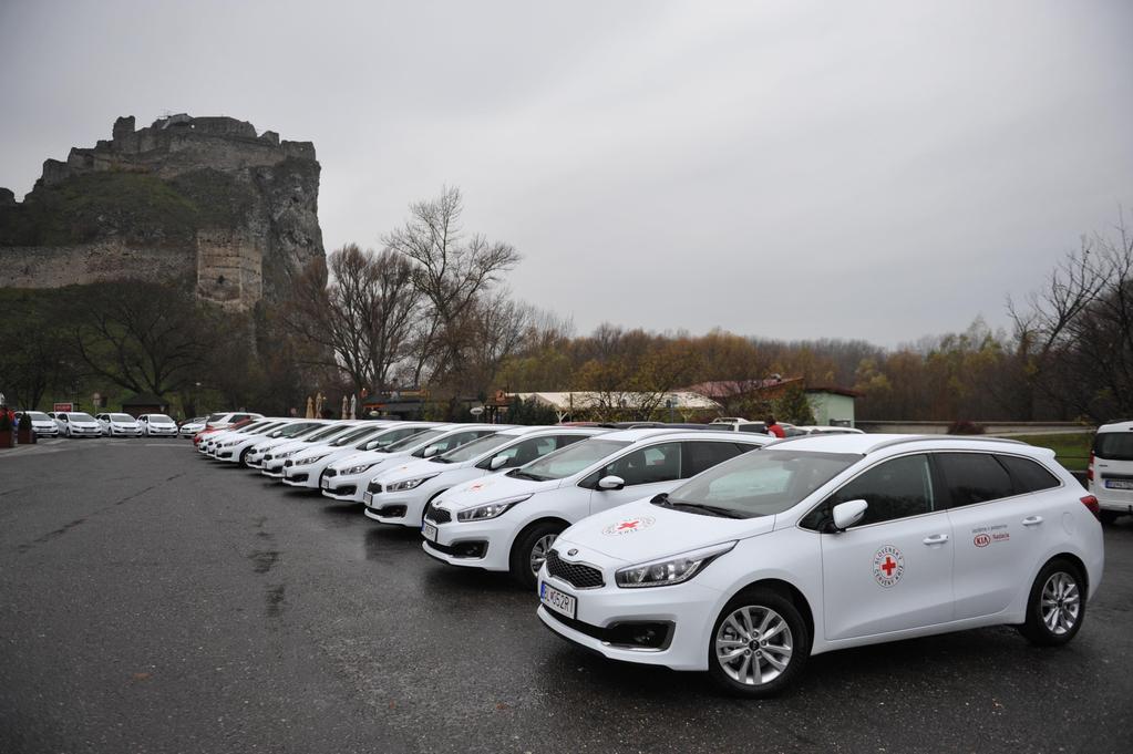 Donation of new cars for