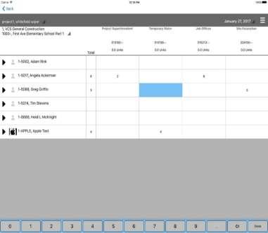 P a g e 9 Mobile Field Manager for ipad Improved performance with the new MFM Time Grid App for ipad.