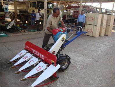 Flat bed dryer for Rice & corn: Post-harvest losses account for about 15-20% for Lao PDR.