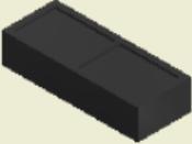 ) Rubber elavation block (729627) (To be placed under Rubber tile carriers on roofs with