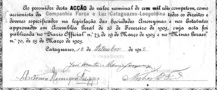 1911 Payment of the