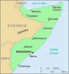 47. Somalia 47.1 Electricity Industry Structure Somalia is located in eastern Africa bordering with Ethiopia, Kenya and Djibouti, the Gulf of Aden and the Indian Ocean.