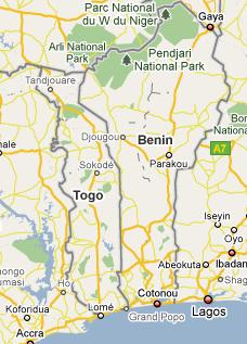 6. Benin and Togo 6.1 Electricity Industry Structure Benin and Togo are adjacent countries as shown in Figure 6.1. Togo lies on the western side while Benin lies on the eastern side.