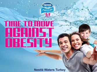 Promoting water in the fight against obesity Our Time to move against obesity campaign in Turkey has aimed to highlight the importance of healthy hydration and exercise in the fight against obesity.