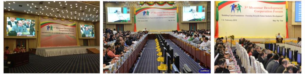 A new era in development cooperation for Myanmar 1st Myanmar Development Cooperation Forum 2013