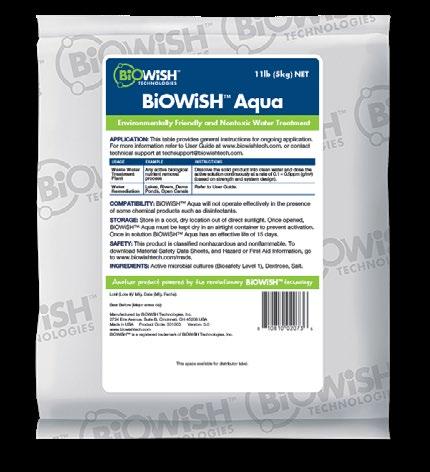 Case Study BiOWiSH Aqua has Positive Long-Term Effects After Two Years, Sustains Improved Effluent Quality in South Korean Slaughterhouse Executive Summary BiOWiSH Aqua was implemented in a South