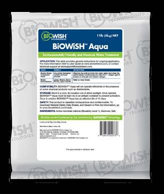 A secondary objective was to demonstrate and confirm that using BiOWiSH has no detrimental effect, improves plant stability and operational efficiencies, while maintaining the quality of effluent