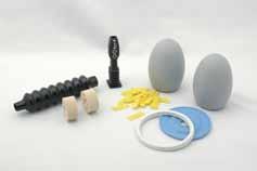 Elastomer types Elastomer types Silicone (Q) CH 3 Si CH 3 Only moderate physical properties but capable of retaining them over a very wide temperature range. Some types are affected by moisture.