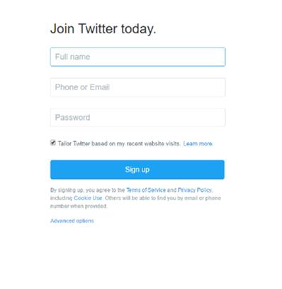 Twitter (Part Four: Creating an Account) -To join Twitter, you ll need to come up with a
