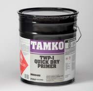 Available in 10.5 oz. tubes, quart tubes, 3 gallon bucket TWP-1 Quick Dry Primer A high-quality rubberized primer formulated for professional waterproofing contractors.
