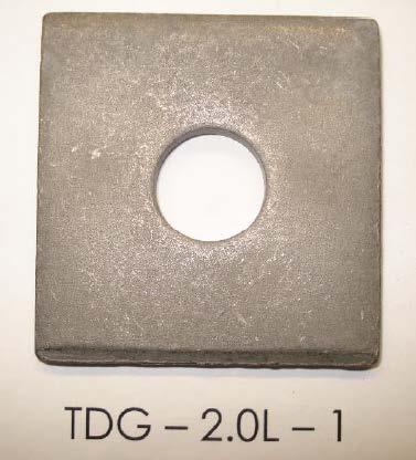 Test #2 Results: TDG samples abraded and exposed for 500 hours: The