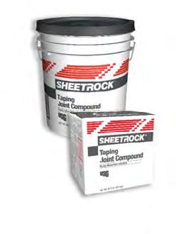 SHEETROCK» READY-MIXED JOINT COMPOUND Ready-Mixed Joint Compound TAPING Complete line of easy-working products for fast, smooth joint finishing Ready-mixed for minimal mixing, thinning, retempering