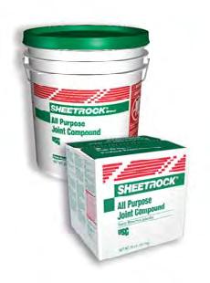 SHEETROCK» READY-MIXED JOINT COMPOUND Ready-Mixed Joint Compound ALL PURPOSE Complete line of easy-working products for fast, smooth joint finishing Ready-mixed for minimal mixing, thinning,