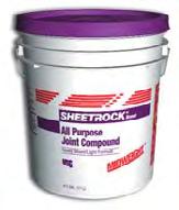SHEETROCK» ALL PURPOSE JOINT COMPOUND MIDWEIGHT High-performance compound weighs less, works and sands more easily Ready-mixed convenience. Weighs up to 15% less than conventional-weight compounds.