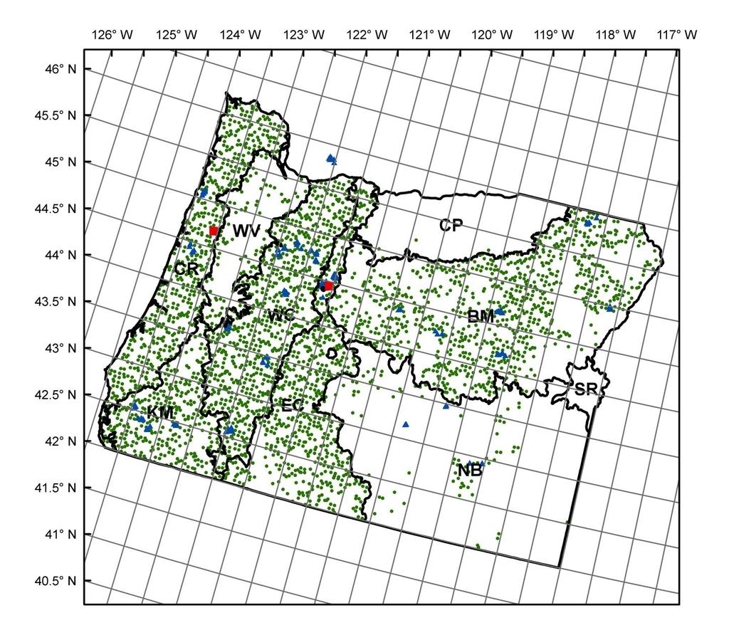 39 456 T. W. Hudiburg et al.: Evaluation and improvement of the Community Land Model Figure 1 