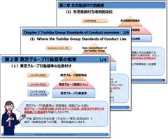 Revision of Toshiba Group Standards of Conduct and Compliance Training Toshiba administered "Reform of management mind set" programs regarding appropriate financial reporting and the importance of