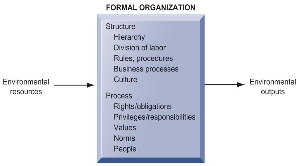 Organizations and Information Systems THE BEHAVIORAL VIEW OF ORGANIZATIONS FIGURE 3-3 The