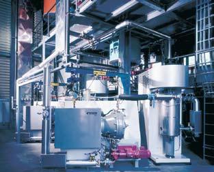 life cycle in processing highly abrasive products Constant output quality with variable premixes Wide viscosity