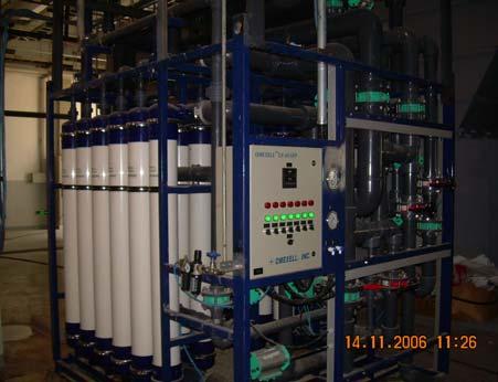 PRINCIPLES OF ULTRAFILTRATION CASE 2 Microelectronics Water Reclamation Source: Plant industrial wastewater [from cut and grind process]