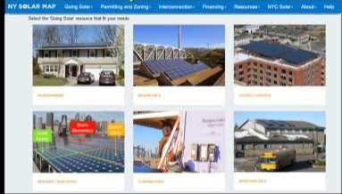 Key Portal Features Include: One stop information for consumers, contractors, municipalities and not-for-profits on Going Solar, Installing Solar, Financing Solar, Solar+Storage Extensive Resources