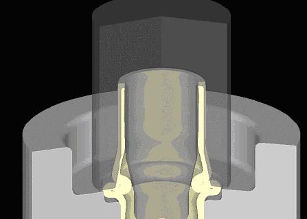 TUBE UPSETTING: Tube upsetting can be simulated on DEFROM A FEM tool to check the die design & based on the esults we can optimize the die design.