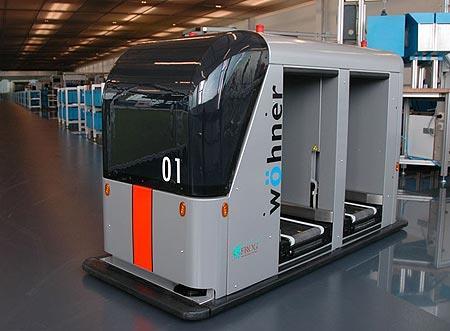 Industrial vehicles Automated Guided Vehicles Battery-powered, driverless vehicle system