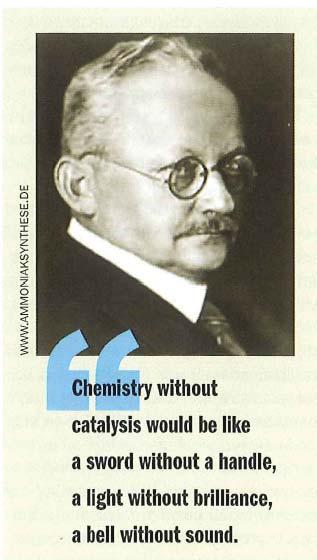 Historical Development NH3 Synthesis Catalyst Developed 1910 by A. Mittasch (more than 22.
