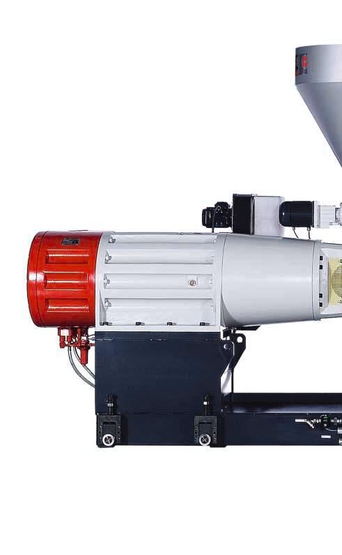 ARGOS Twin-screw extruders for supreme productivity You can expect a great deal from ARGOS extruders Four-shaft Gear Concept An innovative gear concept ensures safe distribution of a most powerful
