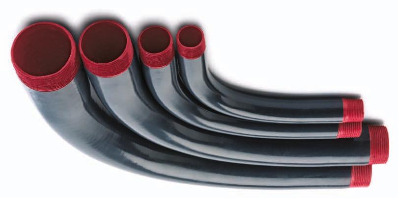 PVC Coated Elbows Elbows PVC Coated Elbows description: Plasti-Bond REDH2OT factory bent standard radius elbows are available and ready to ship.